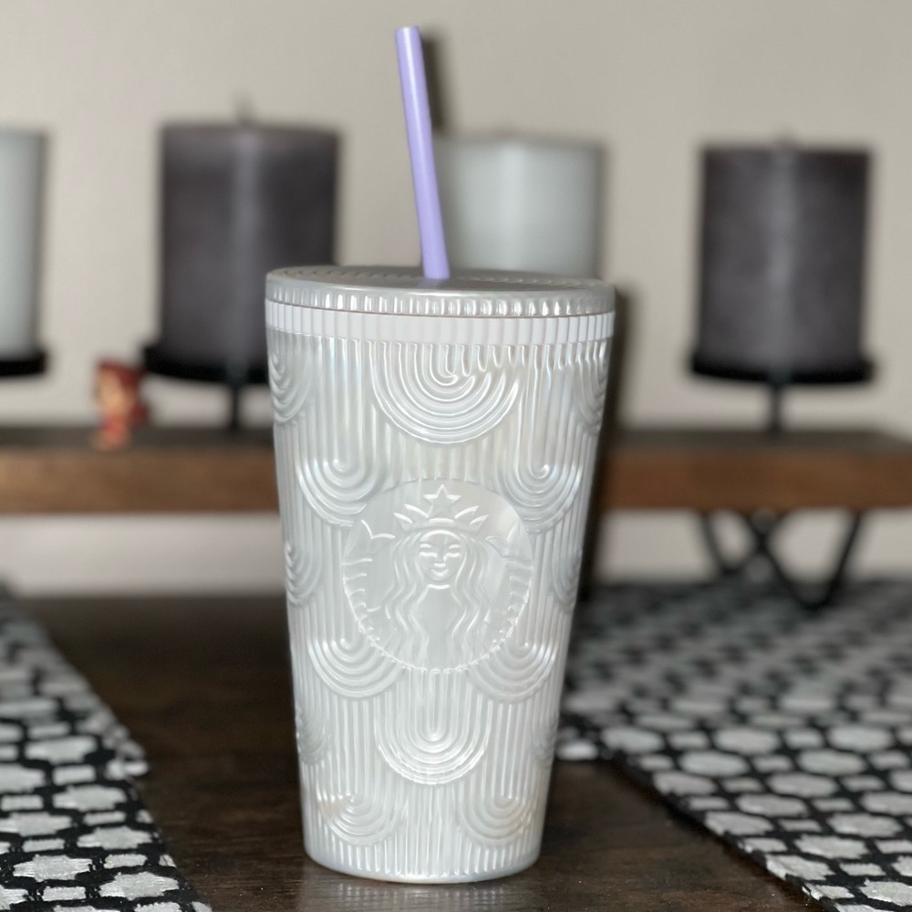 Pearl Starbucks cup